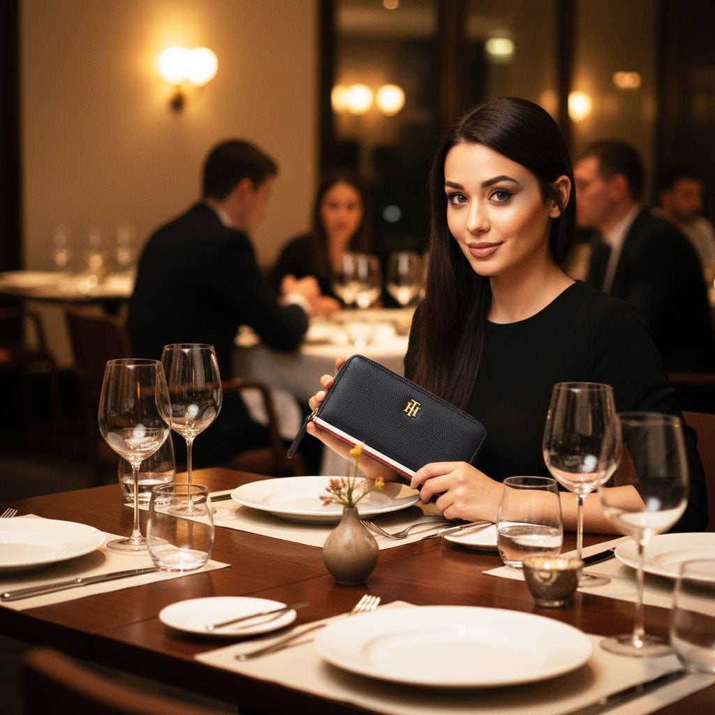 Carteira Feminina Tommy Hilfiger Azul Marinho (Navy Blue)