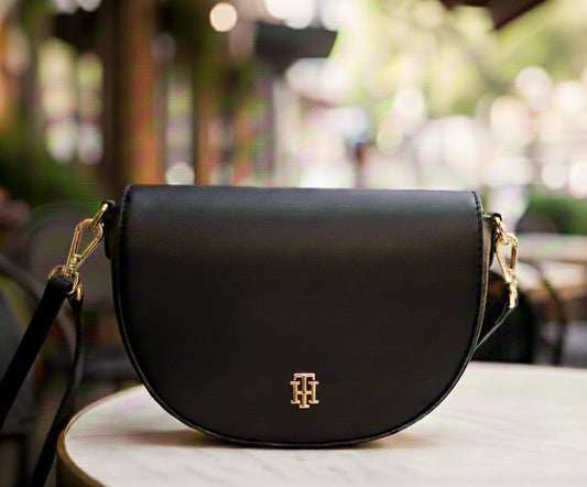 Bolsa Feminina Hobo Crossbody Tommy Hilfiger Preta